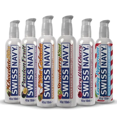 Swiss Navy Water Based Flavored Edible Sex Lube 4 oz
