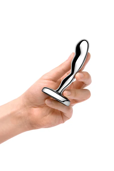 B-Vibe 4.5" Stainless Steel Prostate Plug — image 13 of 15