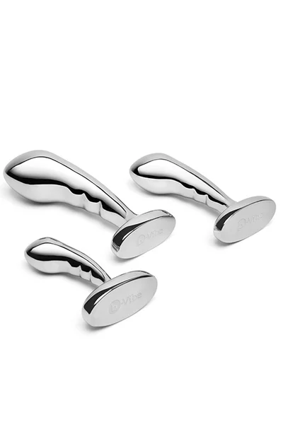 B-Vibe 3 Piece Stainless Steel P Spot Training Set — image 10 of 12