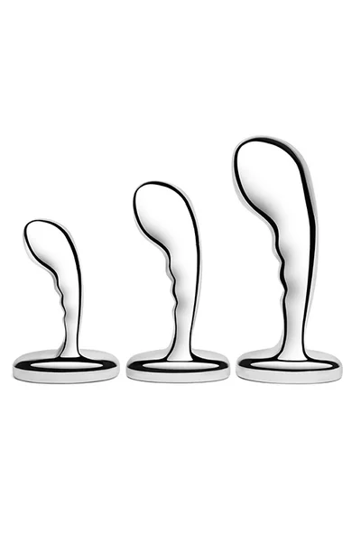 B-Vibe 3 Piece Stainless Steel P Spot Training Set — image 9 of 12