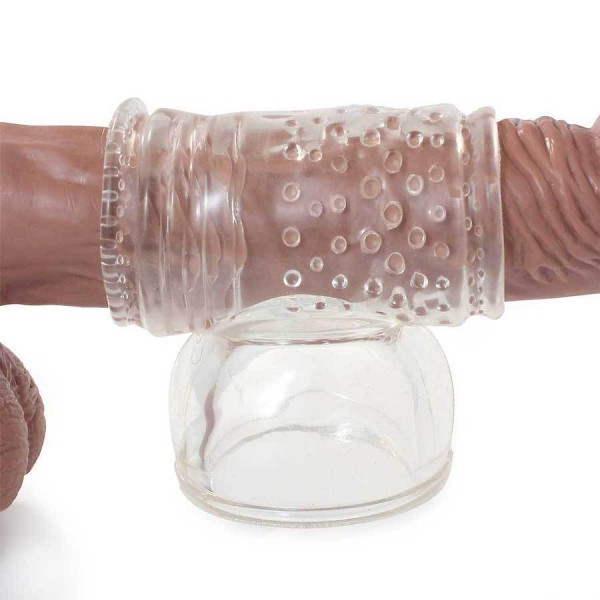 Male Masturbator Tube Stroker Attachment For Magic Wand