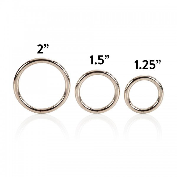 3 Piece Silver Ring Set
