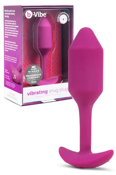 B-Vibe Weighted 4.4" Vibrating Snug Plug 2 (112g) — image 7 of 12
