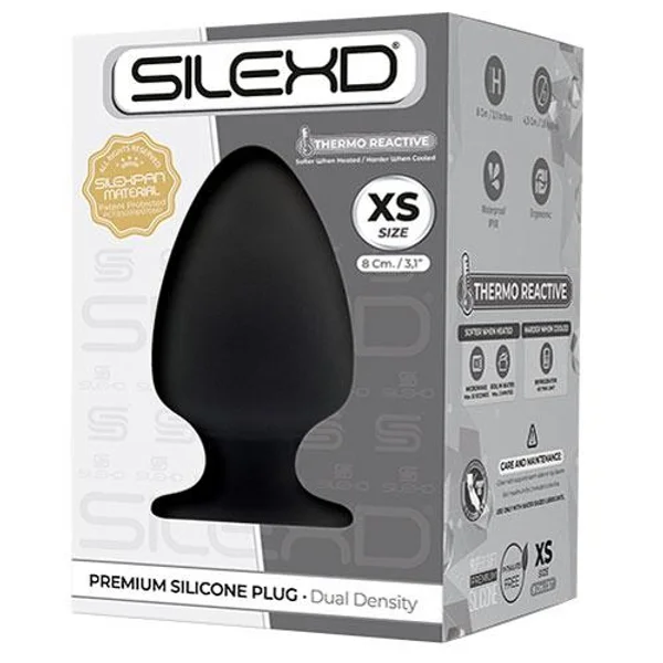 Silexd Anal Plug Model 1 Extra Small Black — image 2 of 4