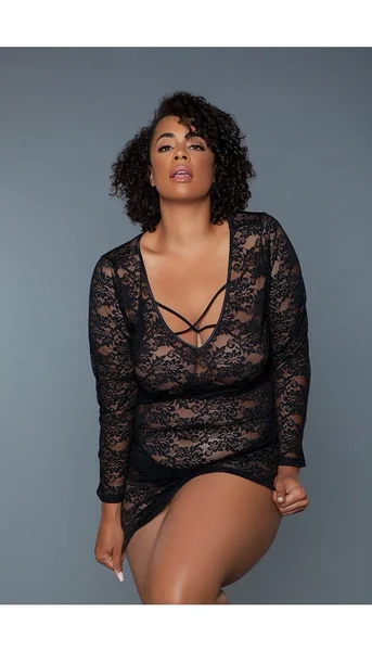 Lynn Sheer Lace Chemise — image 20 of 24