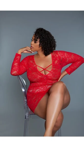 Lynn Sheer Lace Chemise — image 14 of 24