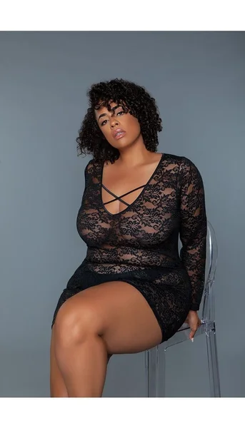 Lynn Sheer Lace Chemise — image 22 of 24