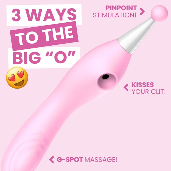 Clit Sucker, G-Spot, & Clitoral Vibrating Wand — image 6 of 21