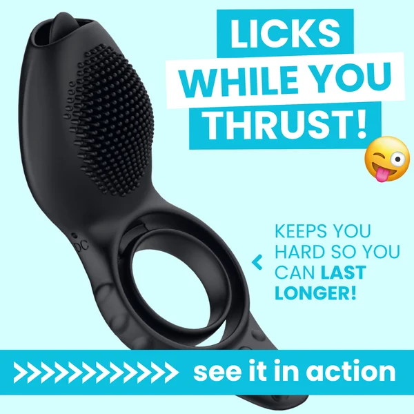 Wireless Clit Tickling Couple's Dual Ring Erection Enhancer — image 5 of 15