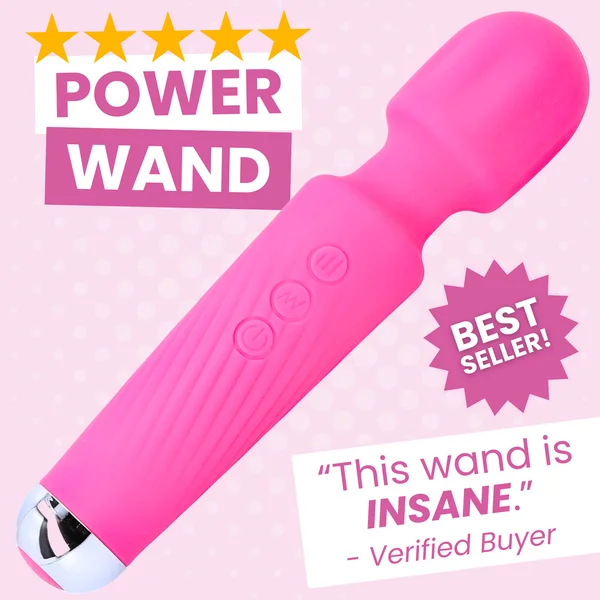 High-Power Silicone Wand Vibrator (Intense Vibrations!) — image 22 of 23