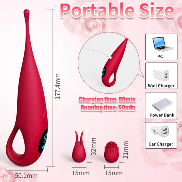 Pinpoint Clitoral Vibe With Attachments — image 16 of 17