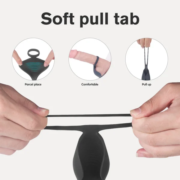(NEW Pull 1 for MKTG) Vibrating Cock Ring + P-Spot Stimulator — image 9 of 23