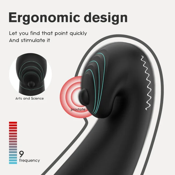 (NEW Pull 1 for MKTG) Vibrating Cock Ring + P-Spot Stimulator — image 5 of 23