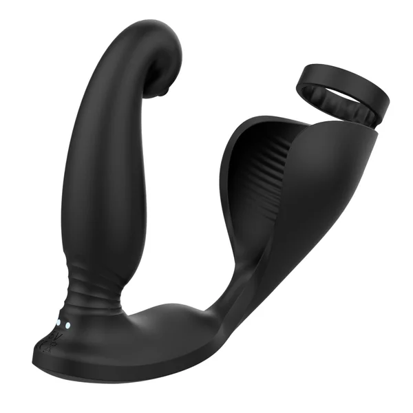 (NEW Pull 1 for MKTG) Vibrating Cock Ring + P-Spot Stimulator — image 12 of 23