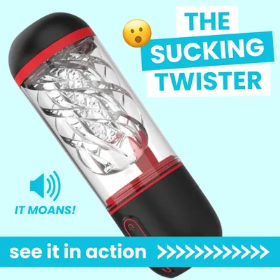 NEW Pull 1 for MKTG Vibrating Sucking Masturbator w Voice Mode