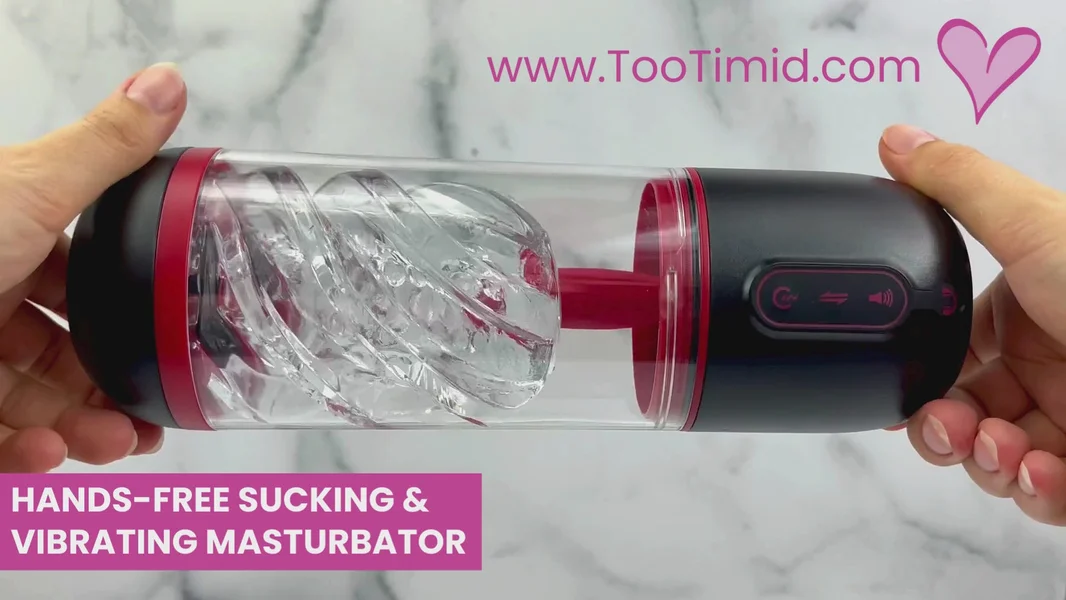 (NEW Pull 1 for MKTG) Vibrating/Sucking Masturbator w/ Voice Mode — image 14 of 15