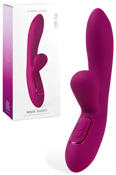 JimmyJane Solis Rabbit 8.7" Stereophonic Heated Rabbit Vibrator — image 7 of 12