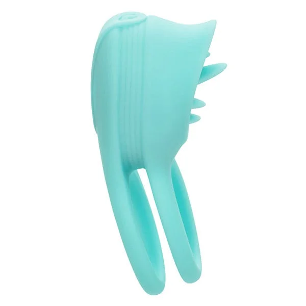 French Kiss Silicone Rechargeable Vibrating Enhancer with Cock Ring — image 10 of 16