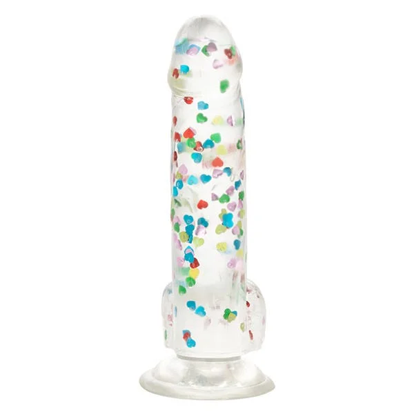 Naughty Bits Heart-Filled Suction Cup Dildo — image 11 of 14