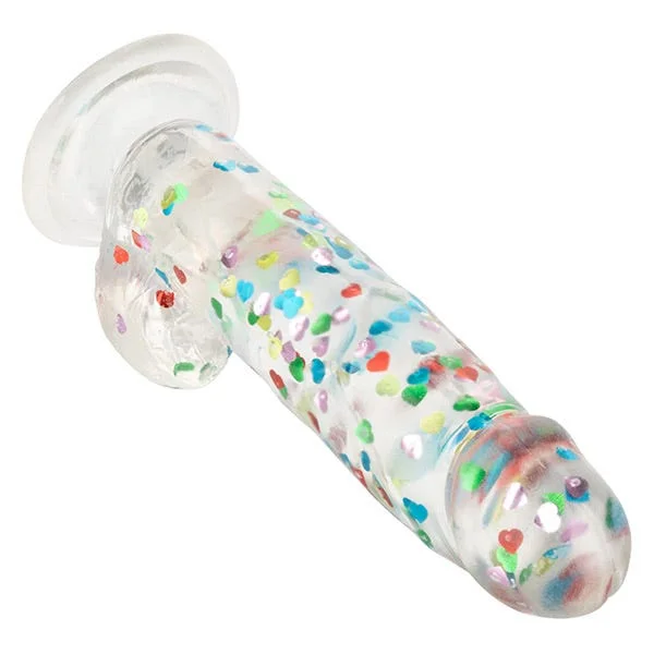 Naughty Bits Heart-Filled Suction Cup Dildo — image 12 of 14