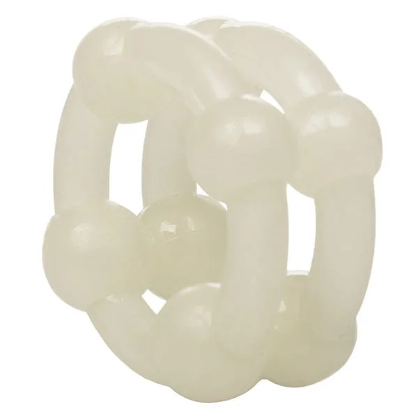 CalExotics Glow In The Dark Island Double Stacker Cock Rings — image 7 of 8