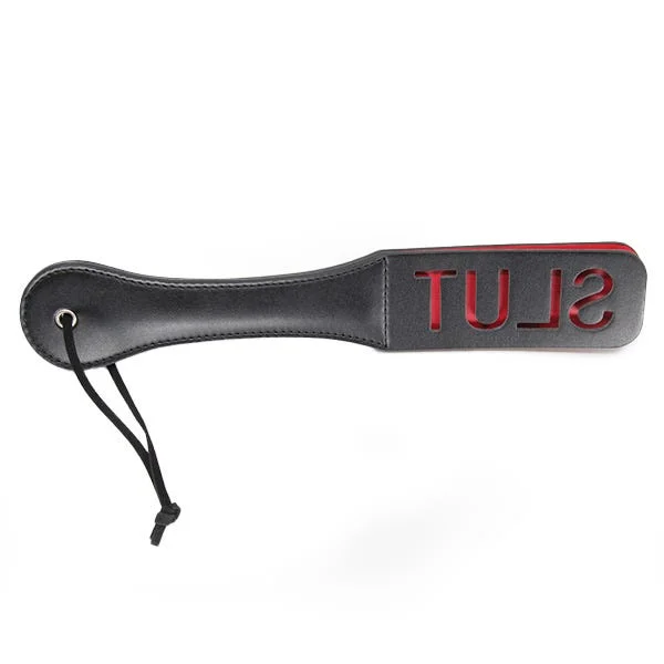 Love In Leather BDSM Slogan Cut-Out Slapper Paddle — image 2 of 2