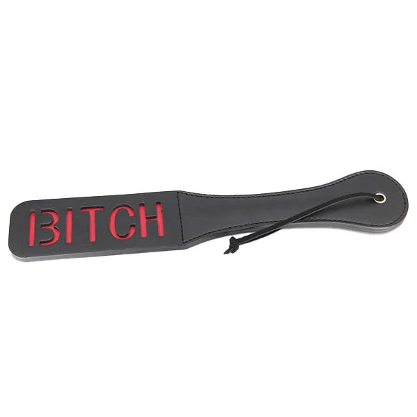 Love In Leather Bitch Cut-Out Slapper Paddle — image 2 of 2