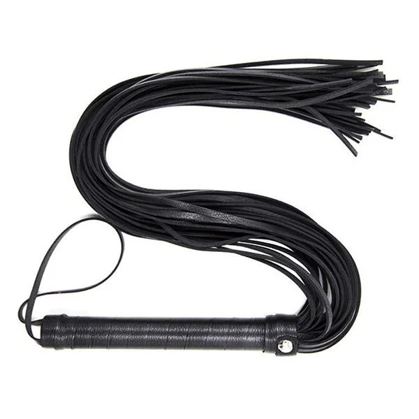 Love In Leather Faux Leather Extra Long Flogger — image 3 of 4