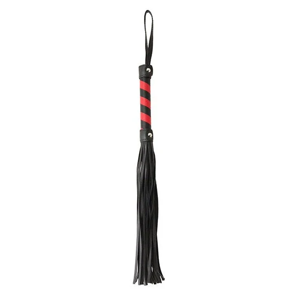 Love In Leather Candy-Striped Faux Leather Flogger — image 3 of 4