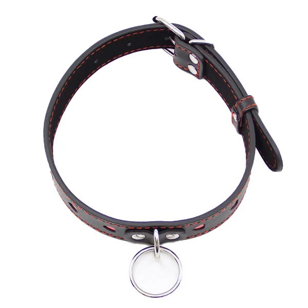 Love In Leather Faux-Leather Heart Collar — image 8 of 8