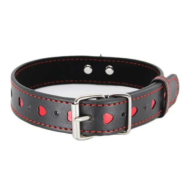 Love In Leather Faux-Leather Heart Collar — image 6 of 8