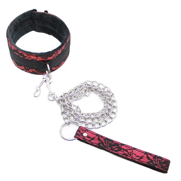 Love In Leather Satin Collar and Lead Set — image 5 of 8
