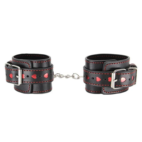 Love In Leather Faux Leather Heart Cuffs — image 7 of 10