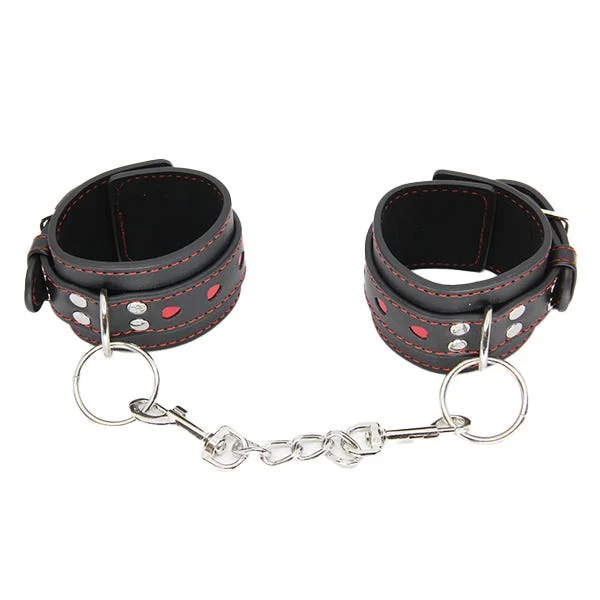 Love In Leather Faux Leather Heart Cuffs — image 9 of 10