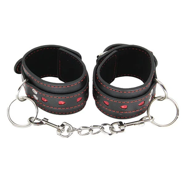Love In Leather Faux Leather Heart Cuffs — image 10 of 10