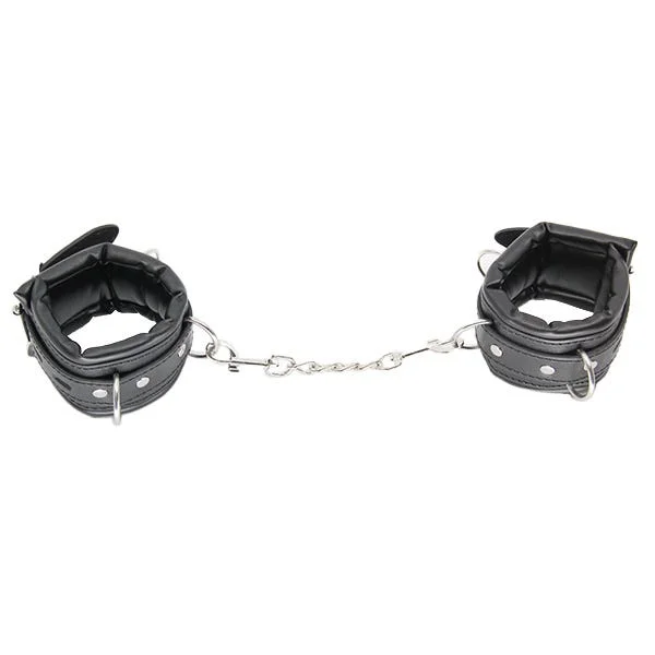 Love In Leather Faux Leather Padded Cuffs with Lock — image 8 of 8
