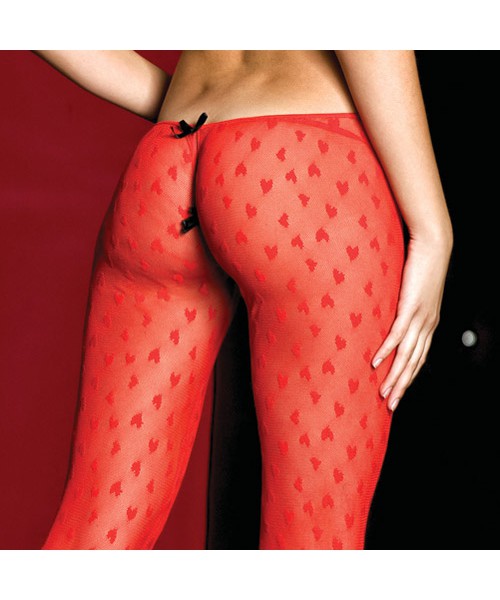 Peek-a-boo sweetheart body stocking