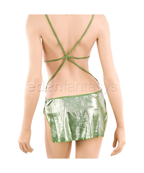 Emerald dress and panty set