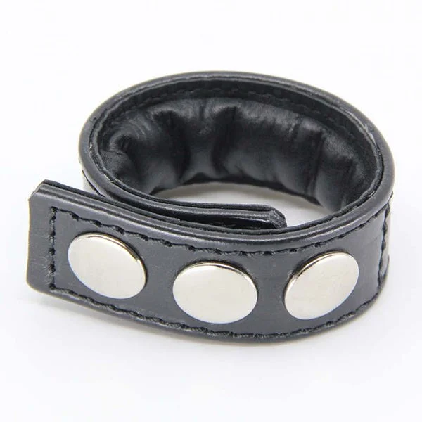 Love in Leather Padded Leather Cock Ring — image 3 of 4