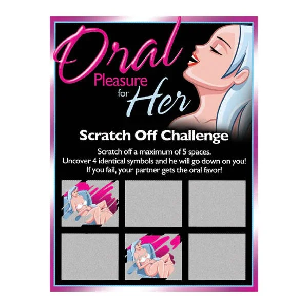 Ozzie Creations Cunnilingus Challenge Sexy Scratcher — image 2 of 2