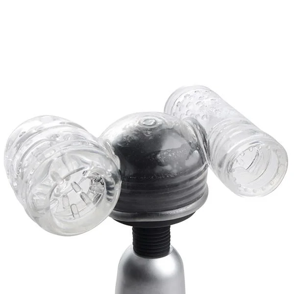 Wand Essentials Twin Turbo Strokers 2 in 1 Wand Attachment for Men — image 8 of 12