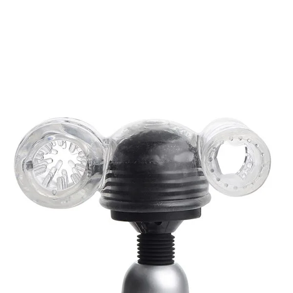 Wand Essentials Twin Turbo Strokers 2 in 1 Wand Attachment for Men — image 9 of 12