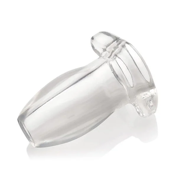 Master Series Peephole Clear Hollow Anal Plug — image 6 of 8