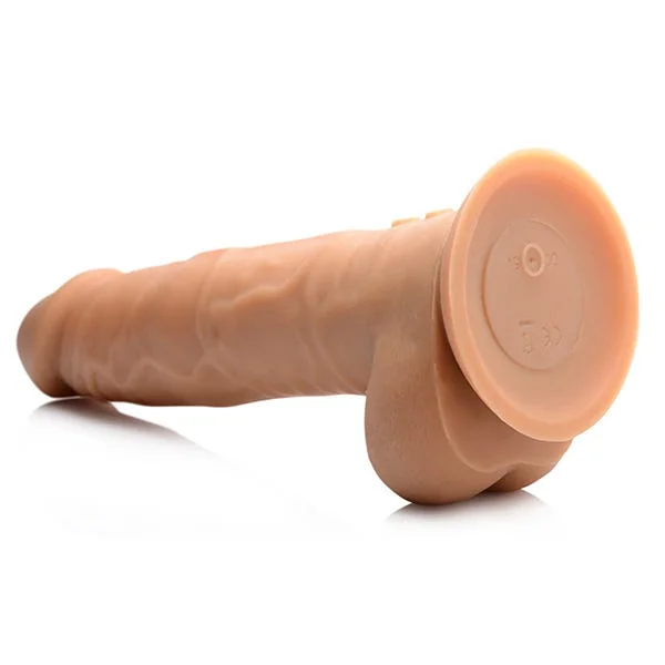 Master Series Power Pounder Realistic Thrusting Silicone Dildo — image 11 of 15