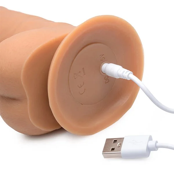 Master Series Power Pounder Realistic Thrusting Silicone Dildo — image 15 of 15