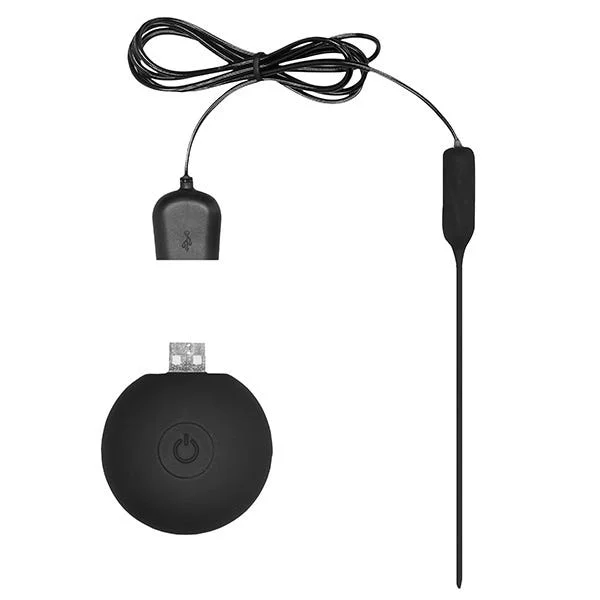Ouch! Silicone Rechargeable Vibrating Remote Controlled Sound Plug — image 4 of 6