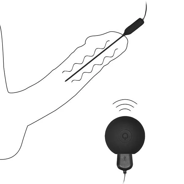 Ouch! Silicone Rechargeable Vibrating Remote Controlled Sound Plug — image 6 of 6