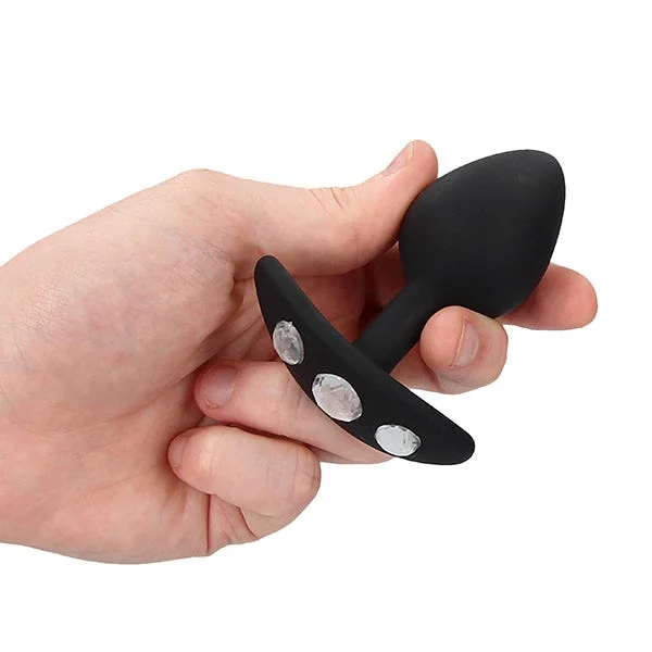 Ouch! Medium Silicone Diamond Butt Plug with Handle — image 9 of 9
