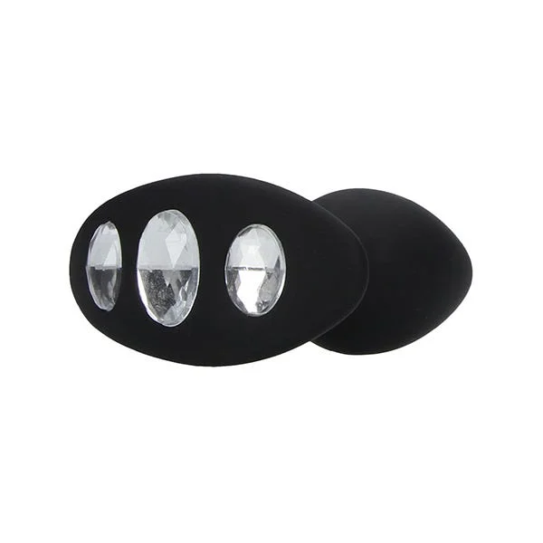 Ouch! Medium Silicone Diamond Butt Plug with Handle — image 8 of 9