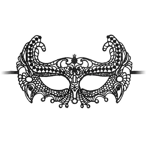 Ouch! Empress Black Lace Mask — image 4 of 6